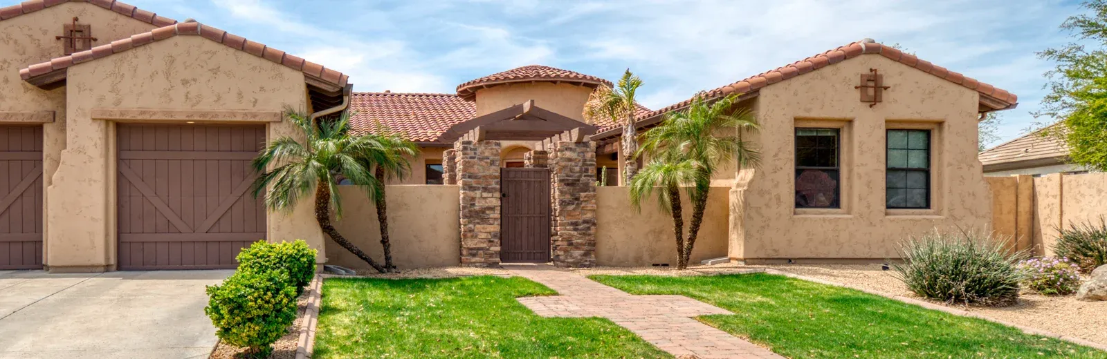 house Arizona, nice front yard